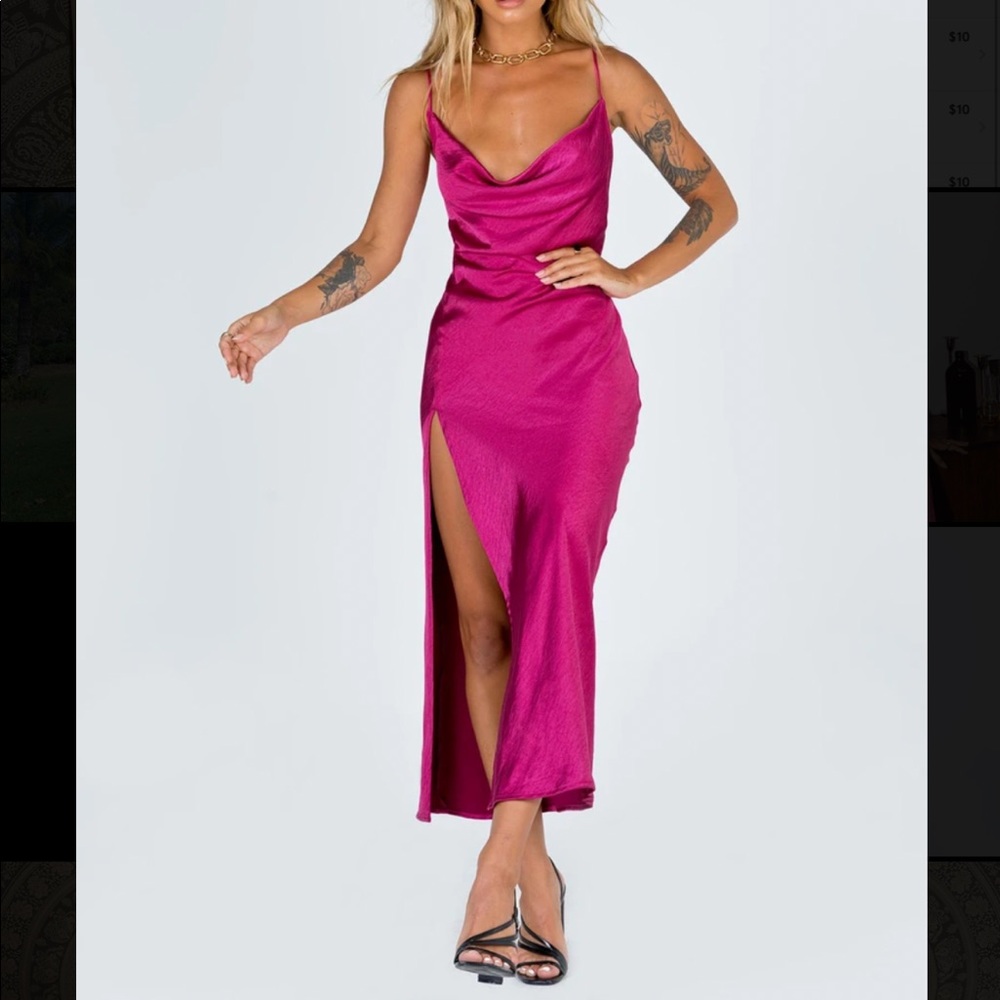Princess Polly High Slit Maxi Dress